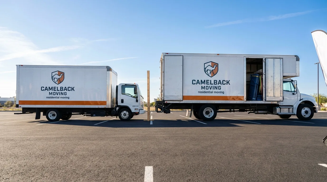 Moving truck size capacity guide in East Lansing